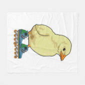 Knip als gealigneerde skater met gealigneerde scha fleece deken (Voorkant (Horizontaal))