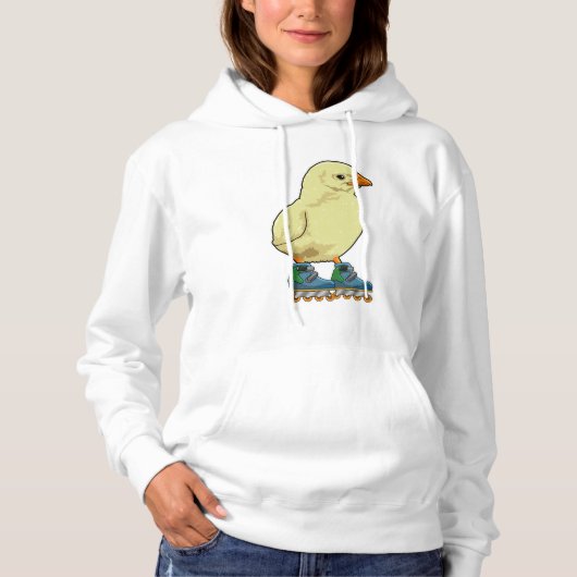 Knip als gealigneerde skater met gealigneerde scha hoodie (Voorkant)