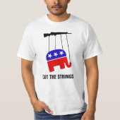 "Knip de Koorden" Pro Pistool Control Anti Pistool T-shirt (Voorkant)