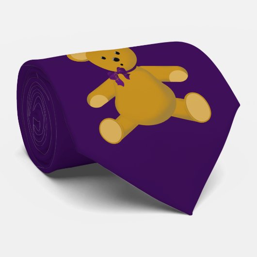 Knip de Teddy Bear. Stropdas (Opgerold)
