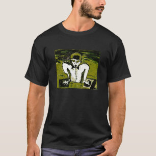knip dj tekening graffiti t-shirt