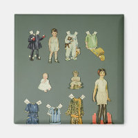 Knip doll en kleren uit, eind jaren 20, begin jare