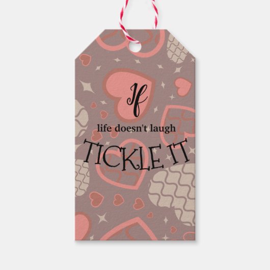 Knip het cadeaulabel (Voorkant)