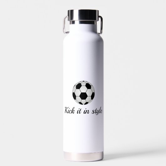 Knip het in Football flesje met stijl (32 oz) Waterfles (Voorkant)