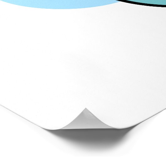 Knip het uit grappige schaar puns poster (Hoek)