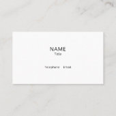 Knip houten korrel visitekaartje (Achterkant)