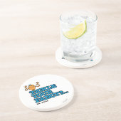 Knip je Fancy? Zandsteen Onderzetter (Zijkant)