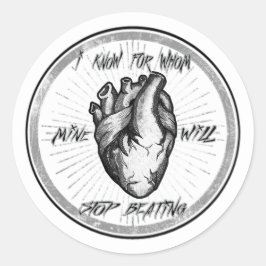 Knip me Open V2 Ronde Sticker