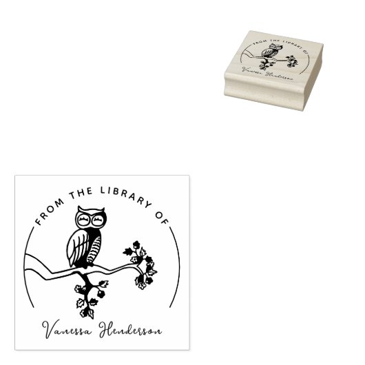 Knip omhoog van de bibliotheek van de Aangepaste B Rubberstempel (Gestempeld)