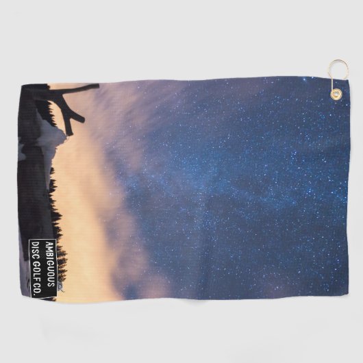 Knip-on-schijf Golf-handdoek Golfhanddoek (Horizontaal)