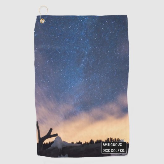 Knip-on-schijf Golf-handdoek Golfhanddoek (Voorkant)