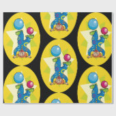 Knip op zijn hoofd cadeaupapier (Vlak)