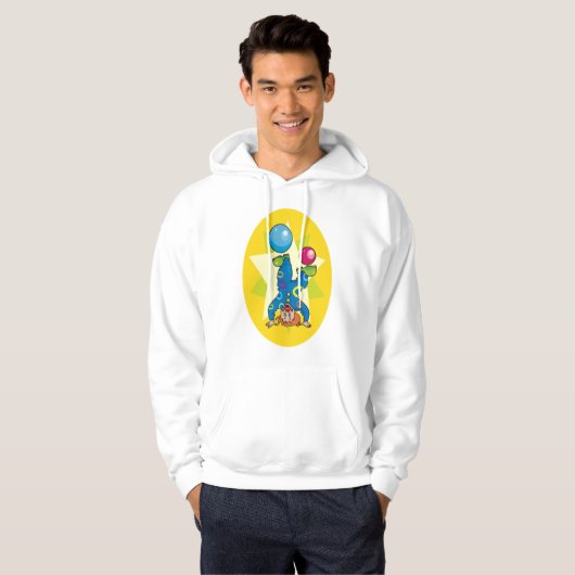 Knip op zijn hoofd hoodie (Voorkant volledig)