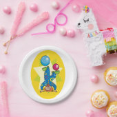 Knip op zijn hoofd papieren bordje (Feest)