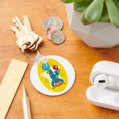 Knip op zijn hoofd sleutelhanger