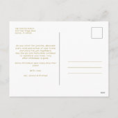 Knip Papier Effect Kerst Mis Foto Script Feestdagenkaart (Achterkant)