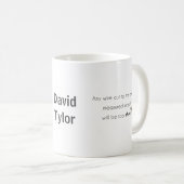 Knip te kort! koffiemok (Voorkant rechts)