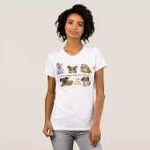 Knip uw honden Aangepaste T-shirt kleding (Voorkant volledig)
