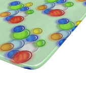 Knipbord - gekleurde bubbels snijplank (Hoek)