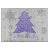 Knipbord voor feestelijke kerstbomen snijplank (Voorkant)