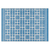 Knipbord: Welsh Tapestry Pattern, Bright Blue Snijplank (Voorkant)