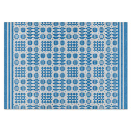 Knipbord: Welsh Tapestry Pattern, Bright Blue Snijplank