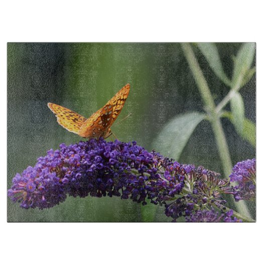 Knipkamer van vlinderglas snijplank (Voorkant)