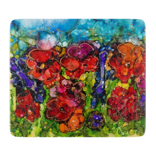 Knipkamer — warme tuin snijplank (Voorkant)