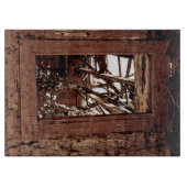Knipkamer Western Rustisch Barn-venster Snijplank (Voorkant)