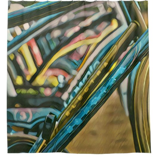 Knipkunst Douchegordijn (Voorkant)