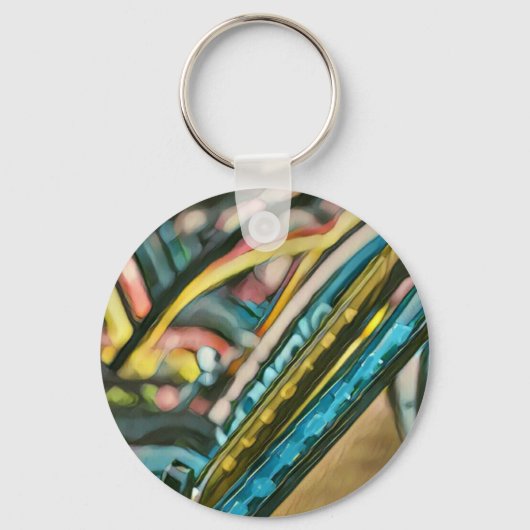 Knipkunst Sleutelhanger (Voorkant)