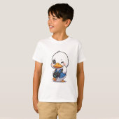 Knipogende Fotograaf Eendje Kinderen T-shirt (Voorkant volledig)