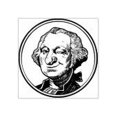 Knipogende Man Rubberstempel (Afrduk)