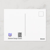 Knipogende Walvis Verjaardagskaart Briefkaart (Achterkant)