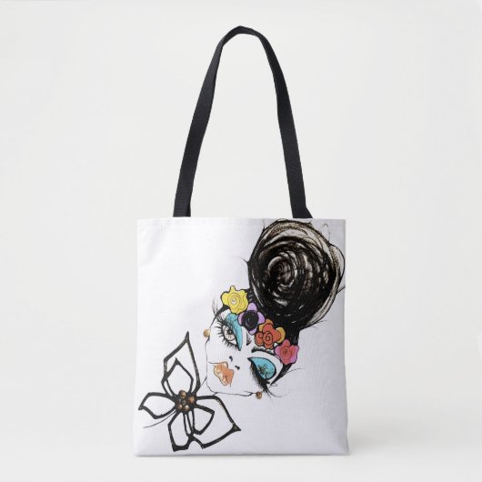 KNIPOOG-Tas Tote Bag (Voorkant)