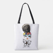 KNIPOOG-Tas Tote Bag (Achterkant)