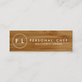Knippen aan boord Persoonlijke Chef/Catering-Visit Mini Visitekaartje