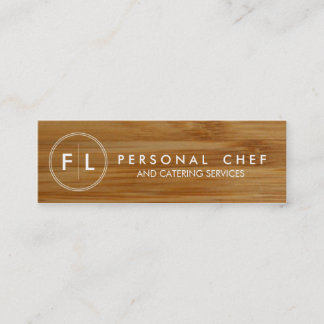 Knippen aan boord Persoonlijke Chef/Catering-Visit Mini Visitekaartje
