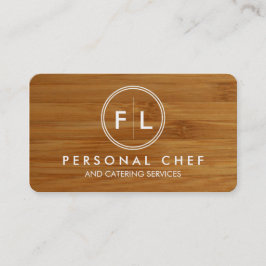 Knippen aan boord Persoonlijke Chef/Catering-Visit Visitekaartje
