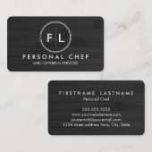 Knippen aan boord Persoonlijke Chef/Catering-Visit Visitekaartje (Voorkant / Achterkant)