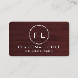 Knippen aan boord Persoonlijke Chef/Catering-Visit Visitekaartje