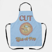 Knippen als een pro koken thema schort (Voorkant)