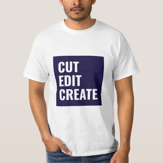 Knippen, bewerken, creëer video-editor T-Shirt (Voorkant)