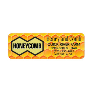 Knippen Comb Honey Jar Container Etiket