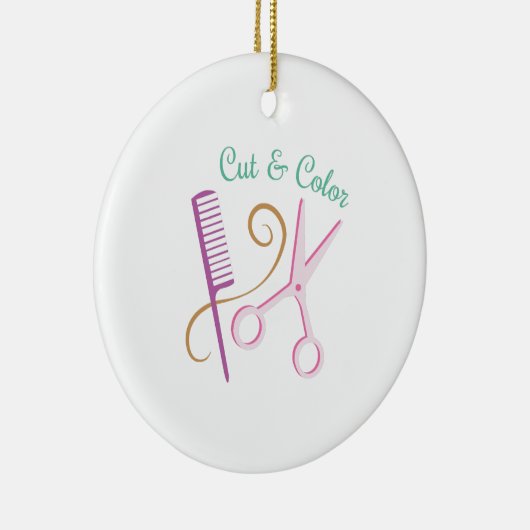 Knippen en kleuren keramisch ornament (Rechts)