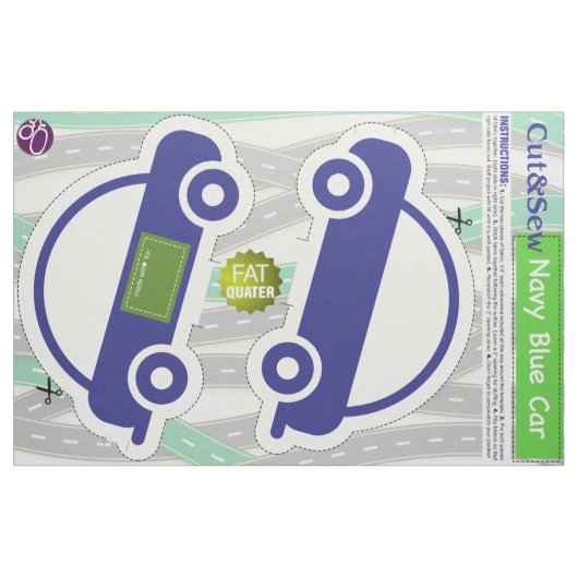 Knippen en naaien: autopluis stof (Fat Quarter)