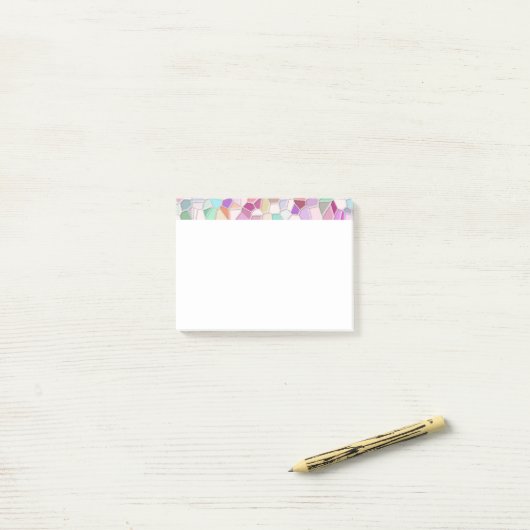  knippen Glazen Blocnote White Post-it® Notes (Op bureau)