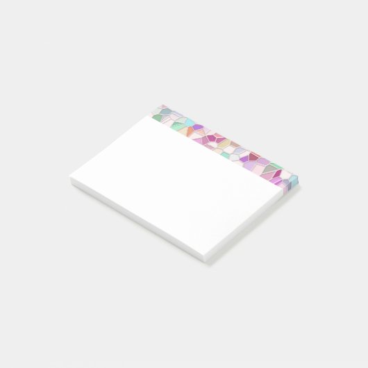  knippen Glazen Blocnote White Post-it® Notes (Schuin)
