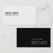 Knippen, lettertype visitekaartje (Voorkant / Achterkant)