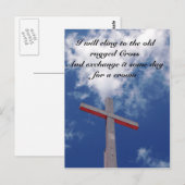 Knippen naar het oude robuuste kruis briefkaart (Voorkant / Achterkant)